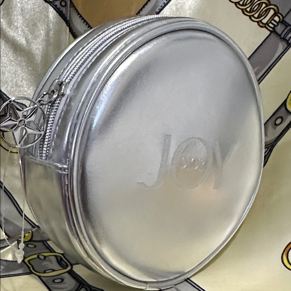 Dior Silver JOY Round Case